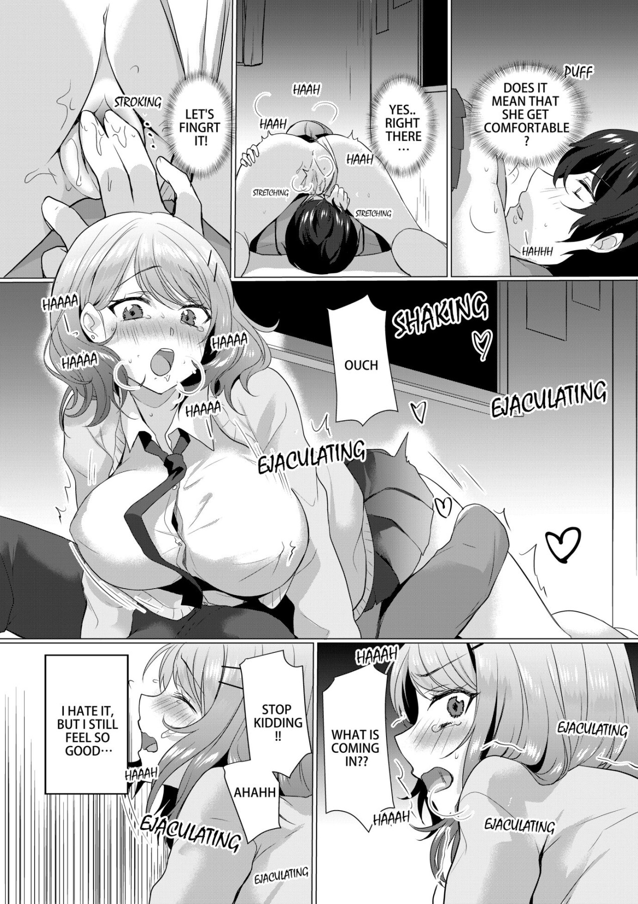 Hentai Manga Comic-Cum inside disobedient JK 1-Read-12